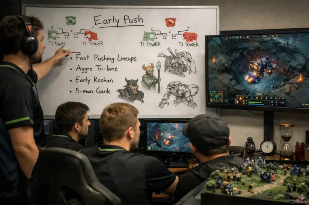 Топ стратегий для победы без сильного лейта: новая философия Dota 2