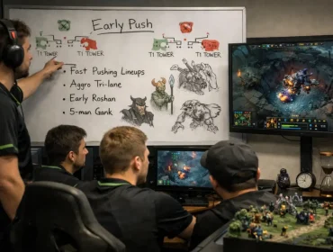 Топ стратегий для победы без сильного лейта: новая философия Dota 2